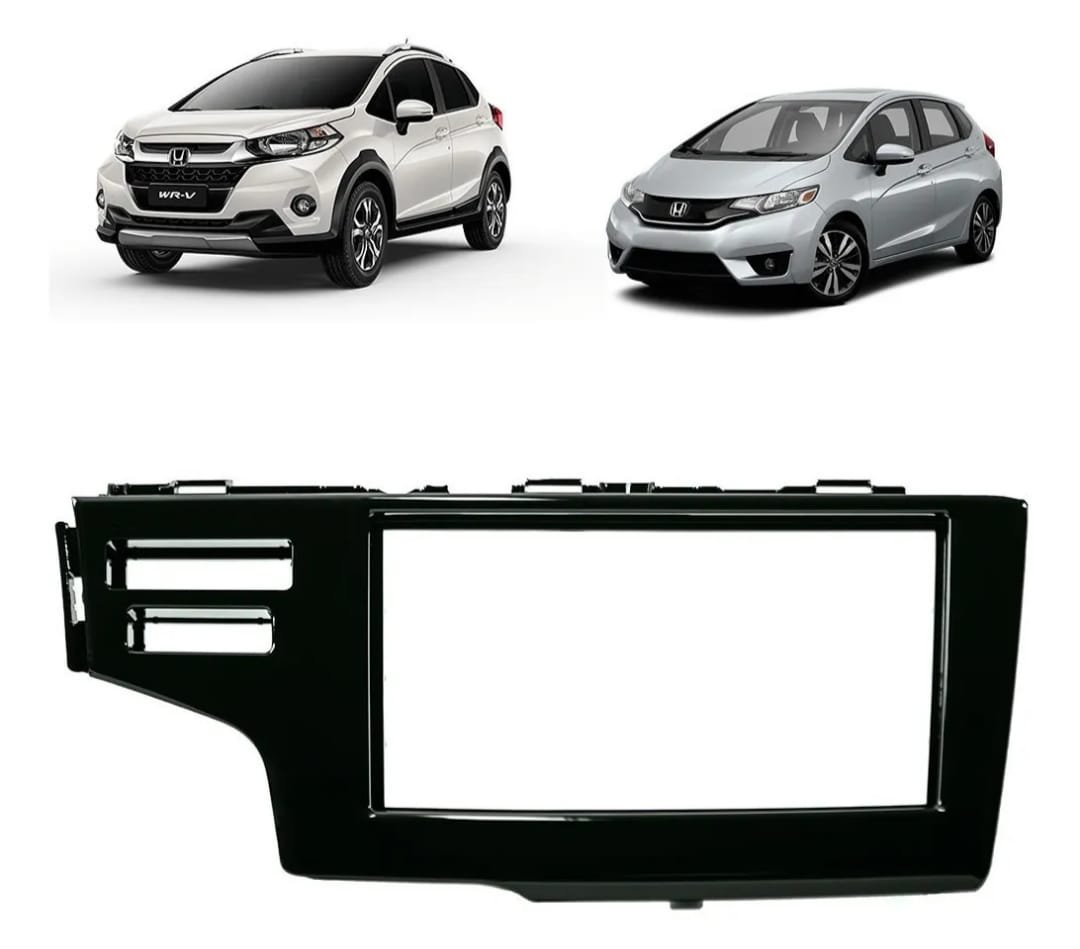 MOLDURA HONDA NEW FIT 15/18 2DIN - PERMAK - Imagem 2