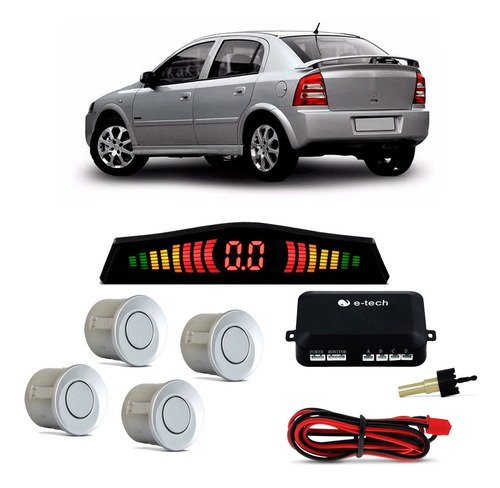 SENSOR DE ESTACIONAMENTO - COR: PRATA- E-TECH - Imagem 7