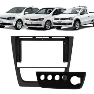 4267 MOLDURA 9" CHINES VW GOL G6, VOYAGE, SAVERO- PRETA