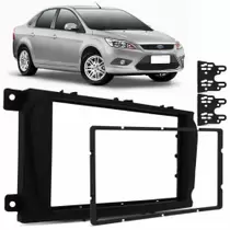 MOLDURA 2 DIN FORD FOCUS HATCH/SEDAN - COR: PRETO