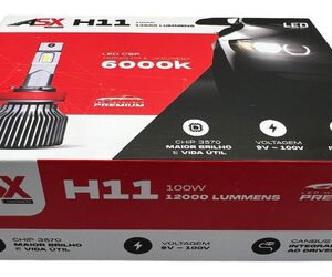 LED PREMIUM CSP 100w-15.000 LUMENS -BIVOLT - MODELO: H11