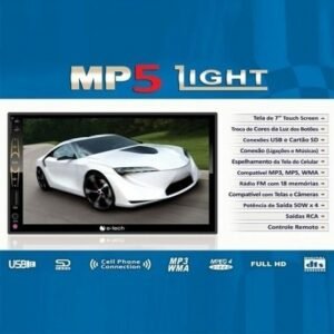 APARELHO  ETECH 2 DIN MP5 LIGHT