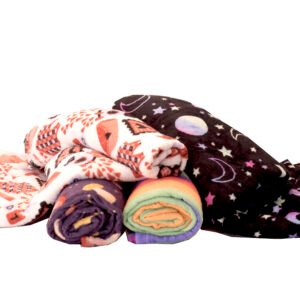 KIT MANTA SOFT ESTAMPADA 03 PÇS CASAL PADRÃO