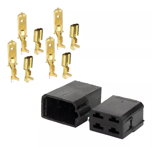 CONECTOR 4 VIAS C TERMINAIS - Imagem 2