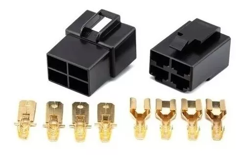 CONECTOR 4 VIAS C TERMINAIS - Imagem 3