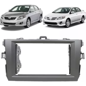 MOLDURA 7`` CHINÊS E JAPONÊS TOYOTA COROLA 08/13- GRAFITE COD 2870