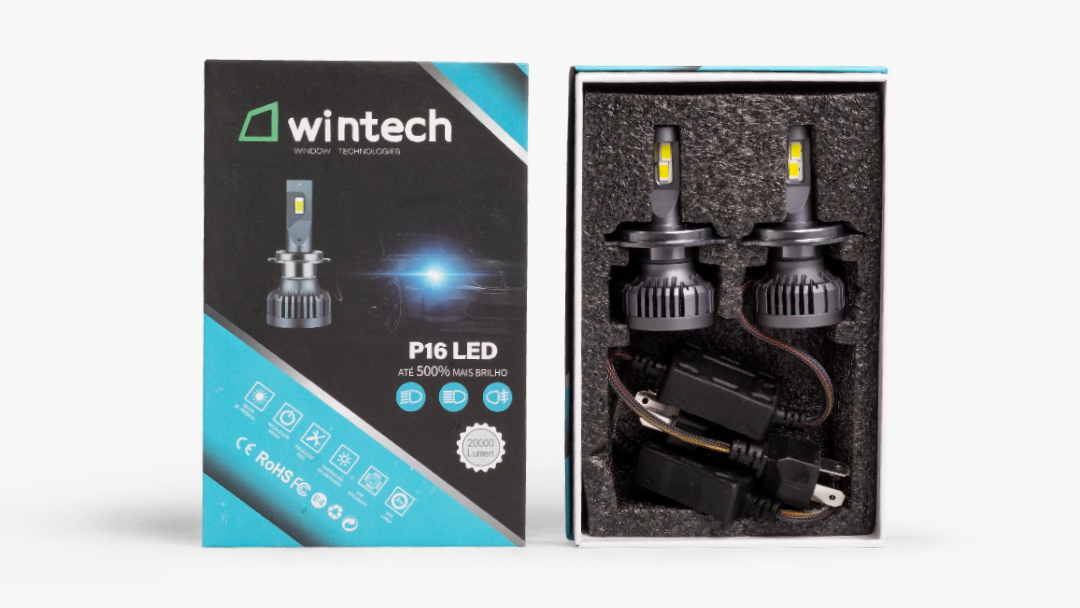 LAMPADA LED 20.000 LUMENS P16 H1 WINTECH - Imagem 2