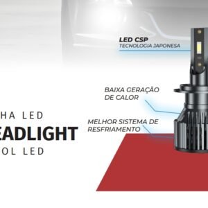 LED HEADLIGHT  ASX  CSP 70W 10000L - MODELO: H7