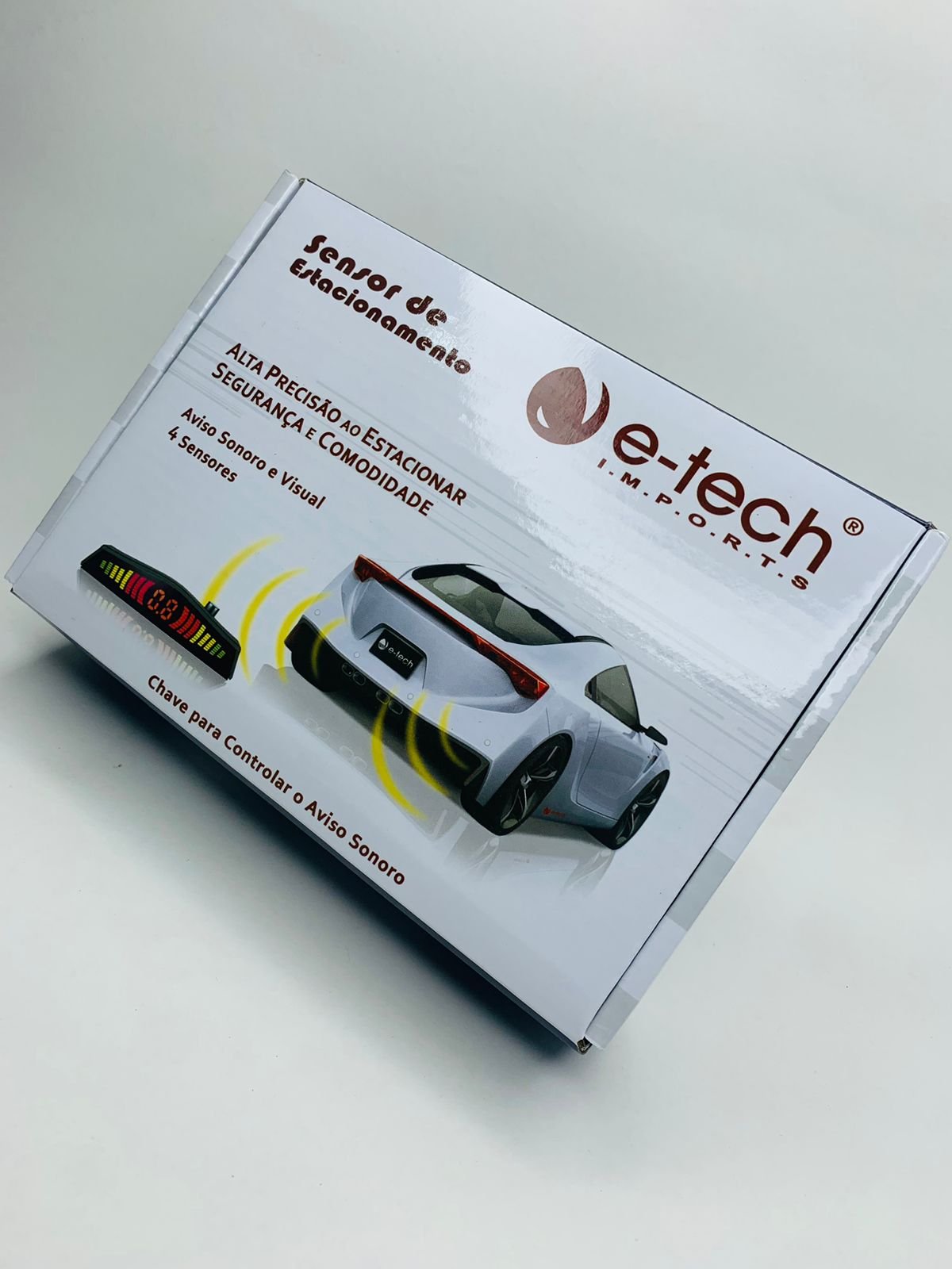 SENSOR DE ESTACIONAMENTO - COR: PRATA- E-TECH