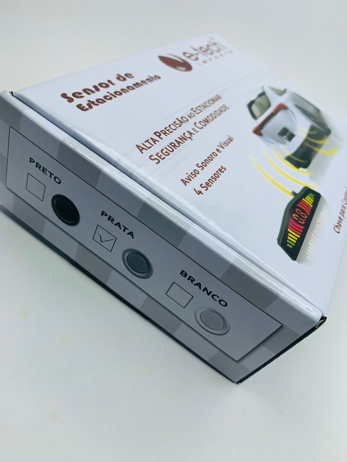 SENSOR DE ESTACIONAMENTO - COR: PRATA- E-TECH - Imagem 2