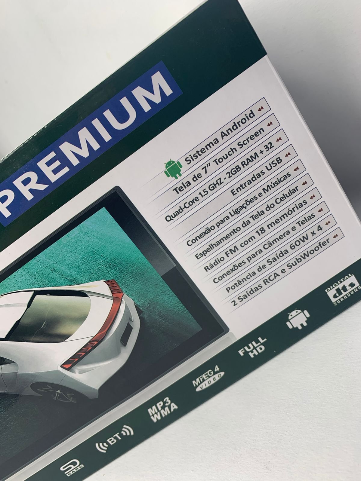 MULTMIDIA E-TECH MP5 PREMIUM 7 COM ANDROD - 2G+32