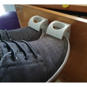 Par de Suportes Para Tênis Sapatos de Parede