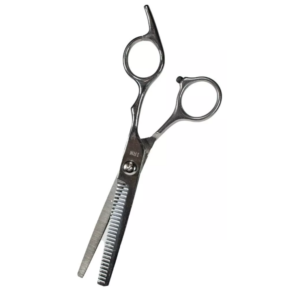 Tesoura Pet Tosa Semi Dentada Debaste Cabeleireiro 17cm para cor de cabelo humano e tosa de animais