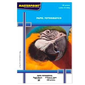 Papel Fotográfico 180g - Brilhante - 50 Fls - Masterprint