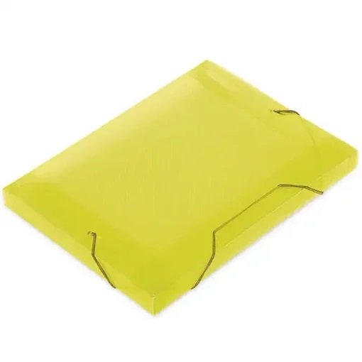 Pasta C/ Elástico - Soft - 18mm - Polibras Cor:Amarelo