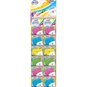 Pedra Sanitária - Cartela com 12 und C/ 25g - Frangrancias Sortidas - Leve Brisa.