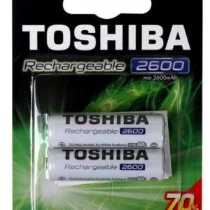 Pilha Recarregável AA 1,2V 2600mAh TOSHIBA