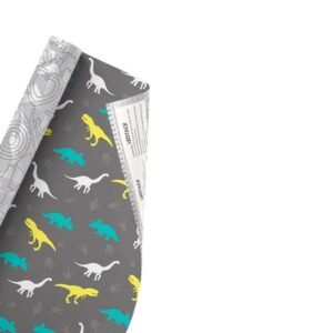 Plástico Adesivo Leotack - Dino - 45cm x 10m - Leonora