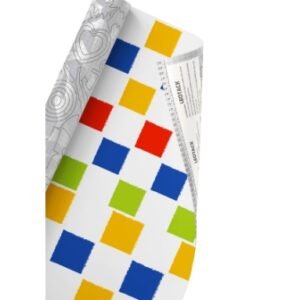 Plástico Adesivo Leotack - Solar Quadriculado - 45cm x 10m - Leonora