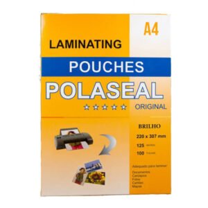 Plástico P/ Plastificação - A4 - C/ 100 Fls - Polaseal