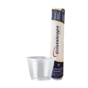 Pote Descartável - 100ml - C/ 100Und - Cristalcopo