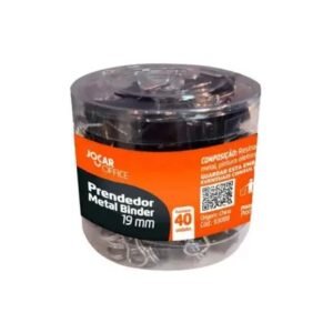 Prendedor Metal Binder 19mm - C/ 40 Und - Jocar Office