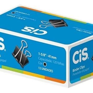 Prendedor Metal Binder 41mm - C/ 12 Und - Cis