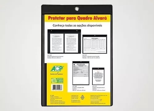 Protetor Para Quadro Alvará 167mmx215mm - Acp