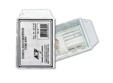 Protetor Porta Documento 65 mm x 90 mm - Pacote com 50Und - ACP