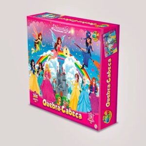 Quebra Cabeça - Princesas - 300 Peças - GGB
