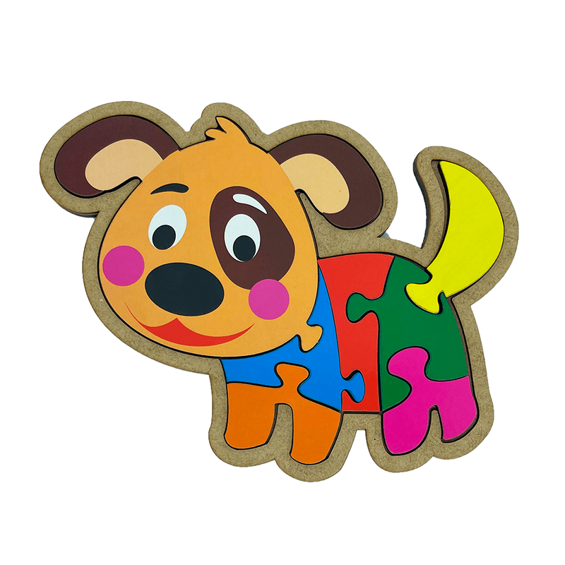 Quebra-Cabeça - Cachorro - Maninho Brinquedos