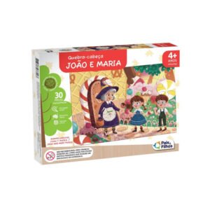 Quebra-Cabeça - João e Maria - 30 Peças - Pais e Filhos
