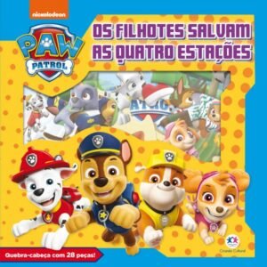 Livro Quebra-Cabeça - Patrulha Canina 28 peças - Ciranda Cultural