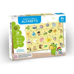 Quebra-Cabeça Alfabeto - 26 Peças - Pais & Filhos