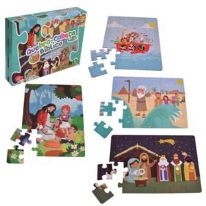 Quebra-Cabeça Bíblico 24 Peças - Aquarela Brinquedos.