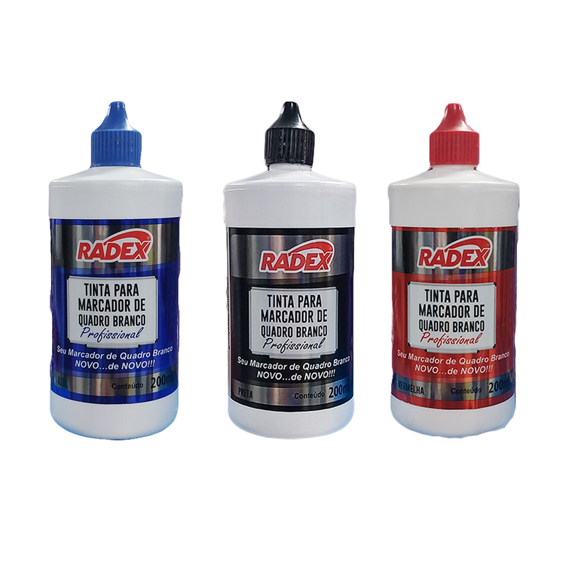 Refil Para Quadro Branco 200ml - Radex