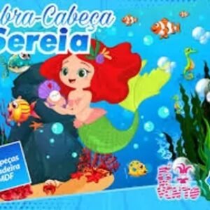 Quebra Cabeça Sereia - 24 peças - Pé De Vento