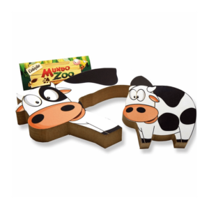 Quebra-Cabeça - 2 Peças - Mundo Zoo - Vaca - Maninho Brinquedos