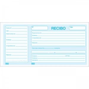 Recibo Comercial Com Canhoto - 50 Fls - Tilibra