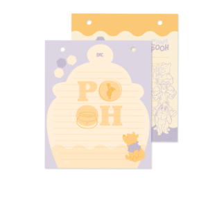 Refil de Folhas P/ Mini Ficheiro Vertical - Pooh - 80 Fls - Dac