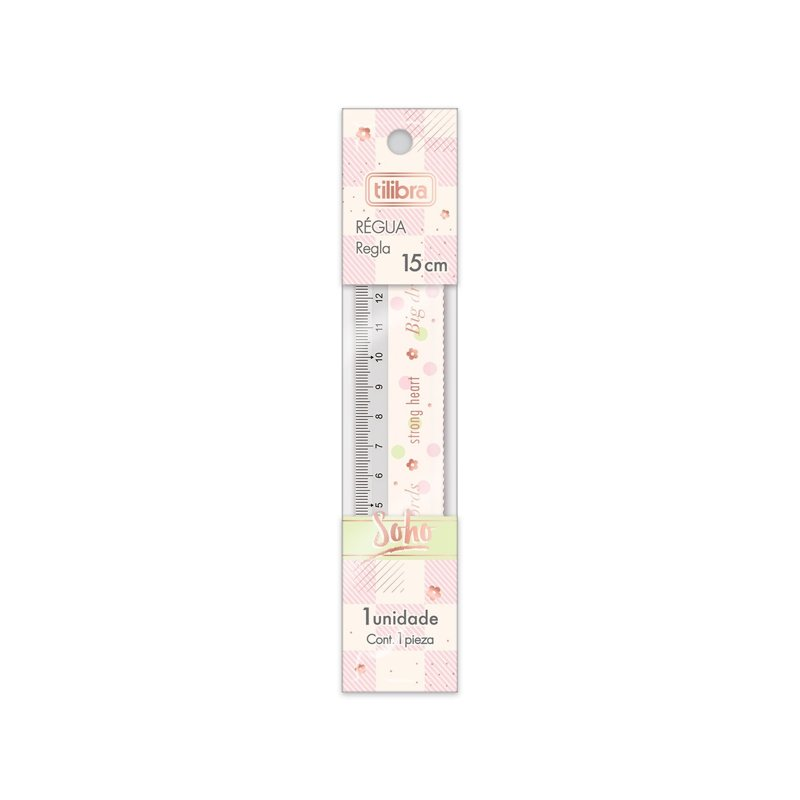 Régua - 15cm - Soho - Tilibra