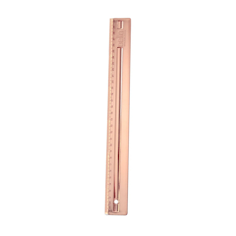 Régua - 30cm - Metalizada - Dello
