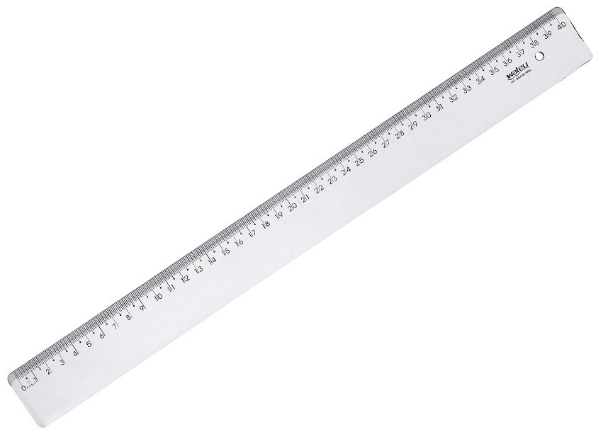 Régua Cristal - 40cm - New Line - Waleu
