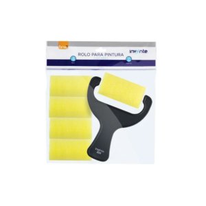 Rolo Para Pintura - C/ 4 Refis - Invente - Brw