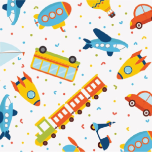 Saco de Presente - 35X53 - Transportes - Gala