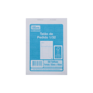 Talão De Pedido - 1 via - 1/32 - Tilibra