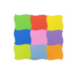 Tapete de Borracha E.V.A - Ondas - 90x90x0,8cm - C/ 9 Und - Ibel