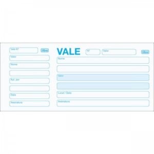 Vale Com Canhoto - 100 Fls - Tilibra