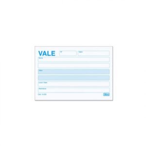 Vale Sem Canhoto - Pequeno - 100 Folhas - Tilibra