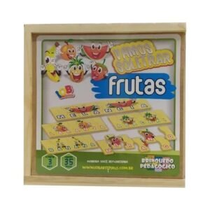 Vamos Soletrar - Frutas - 35 Peças - Iob